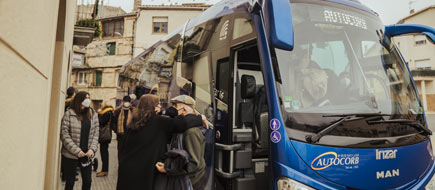 Bus rental for companies and institutions